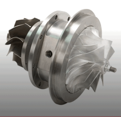 Conjunto rotativo (CHRA) com turbine e compressor wheel